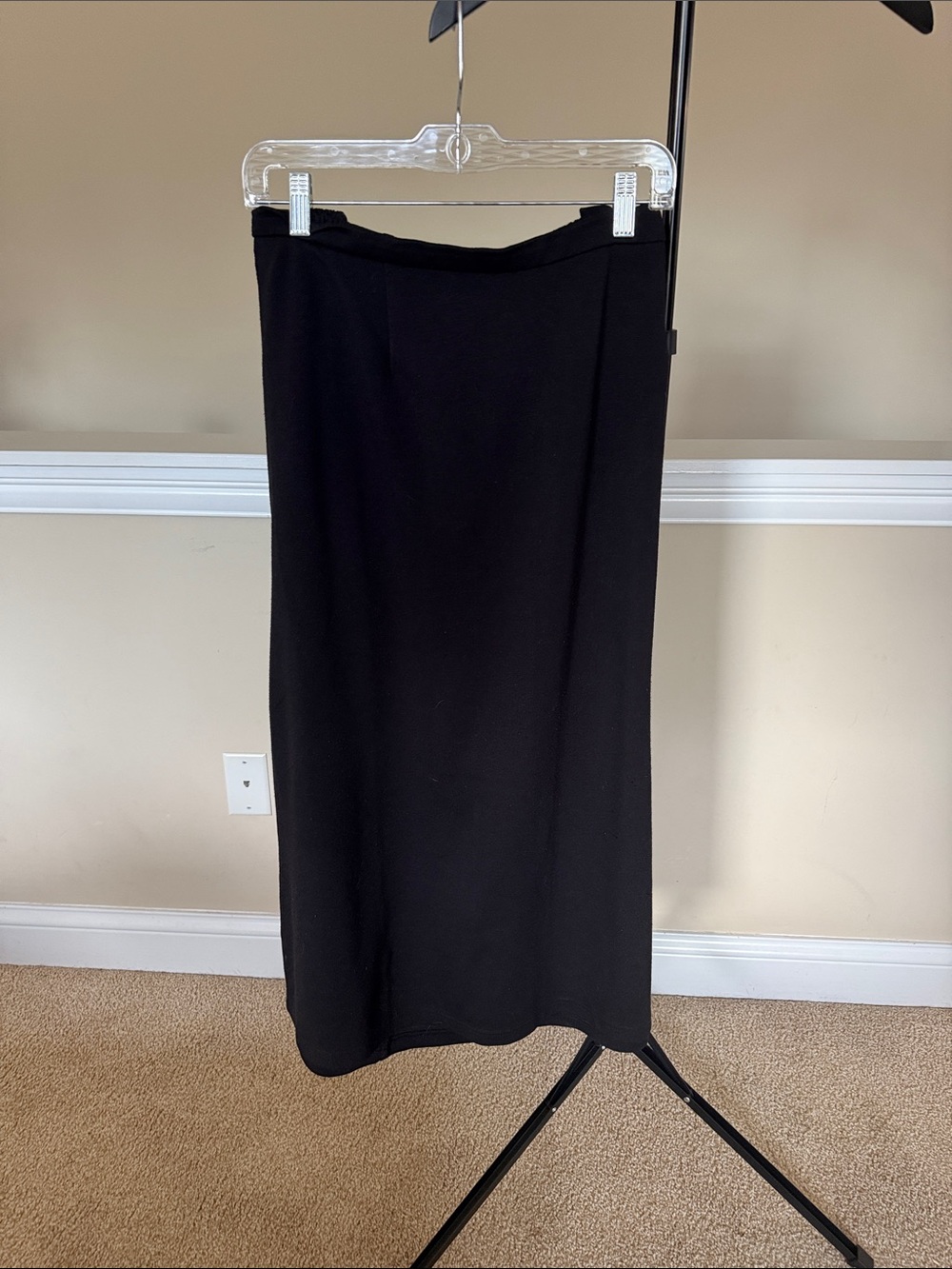 Maggie Barnes Black Midi Skirt